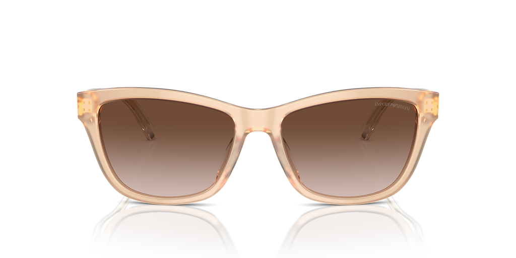Emporio Armani EA4227U M (56 - 17) with Brown lenses and Beige