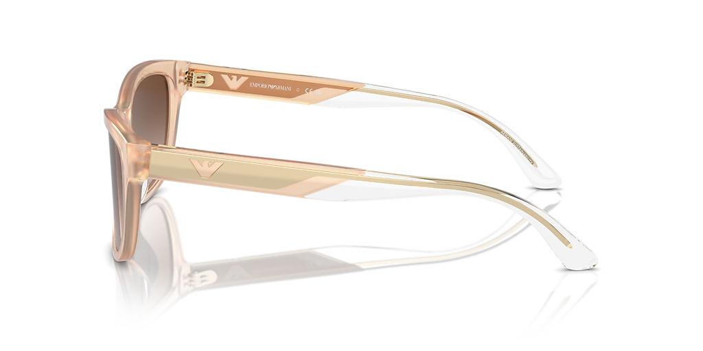 Emporio Armani Women\'s Beige Frame Sunglasses with Brown Gradient Lenses 8056262084229.jpg?20240311093912 main image 4