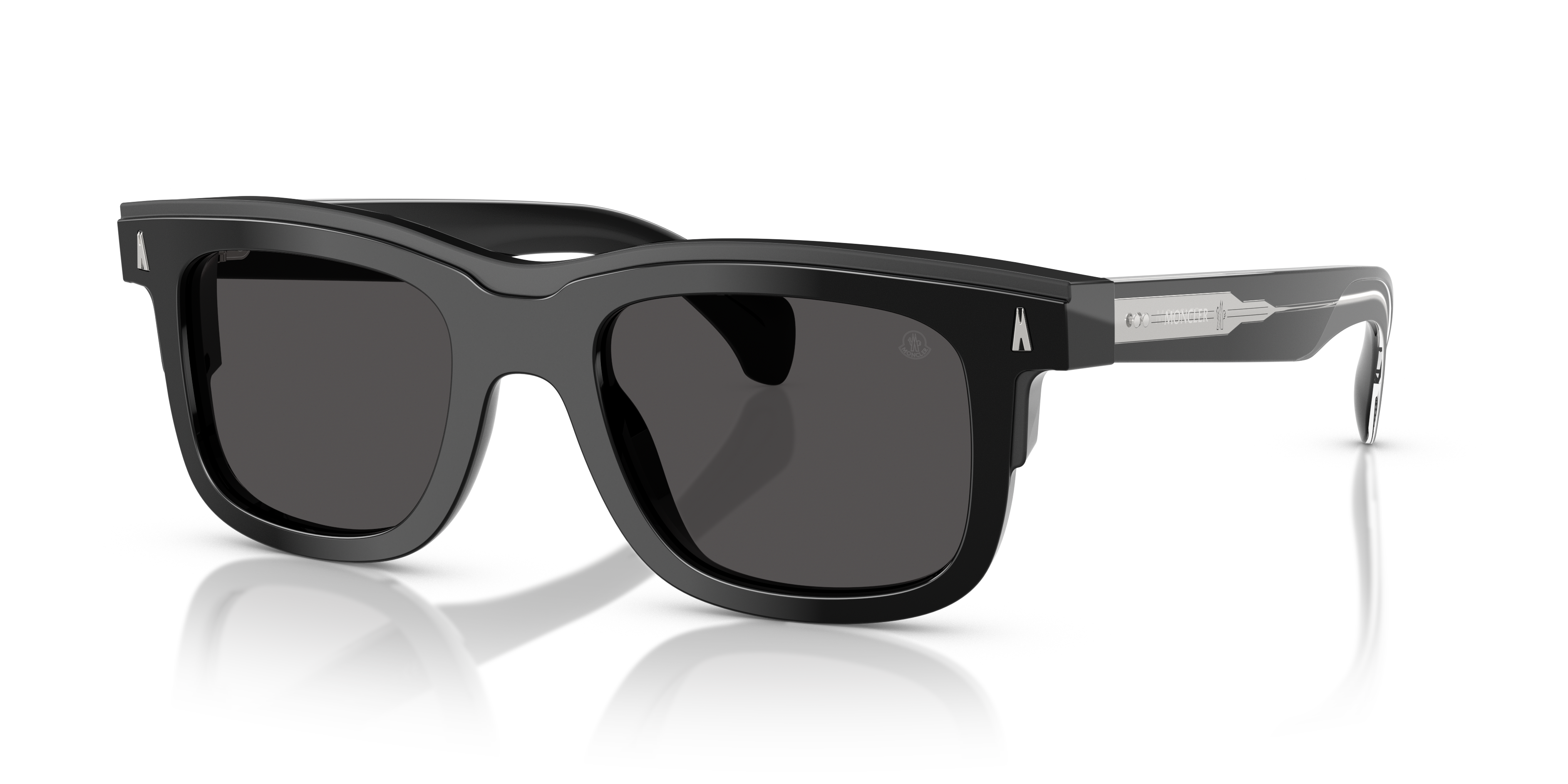 Moncler ME6004 Claro L (51 - 21) with Grey lenses and Black