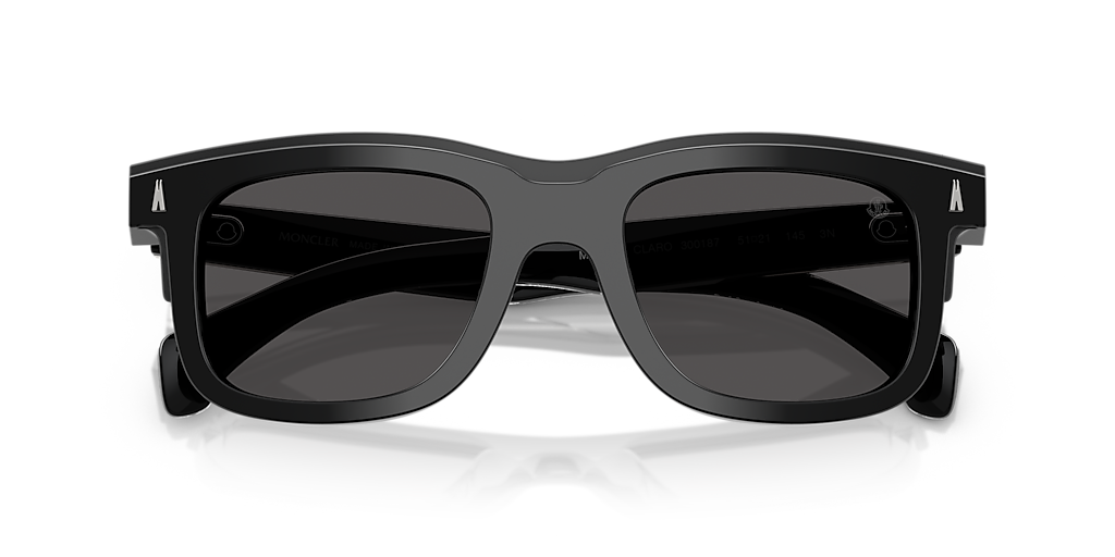 Moncler ME6004 Claro L (51 - 21) with Grey lenses and Black