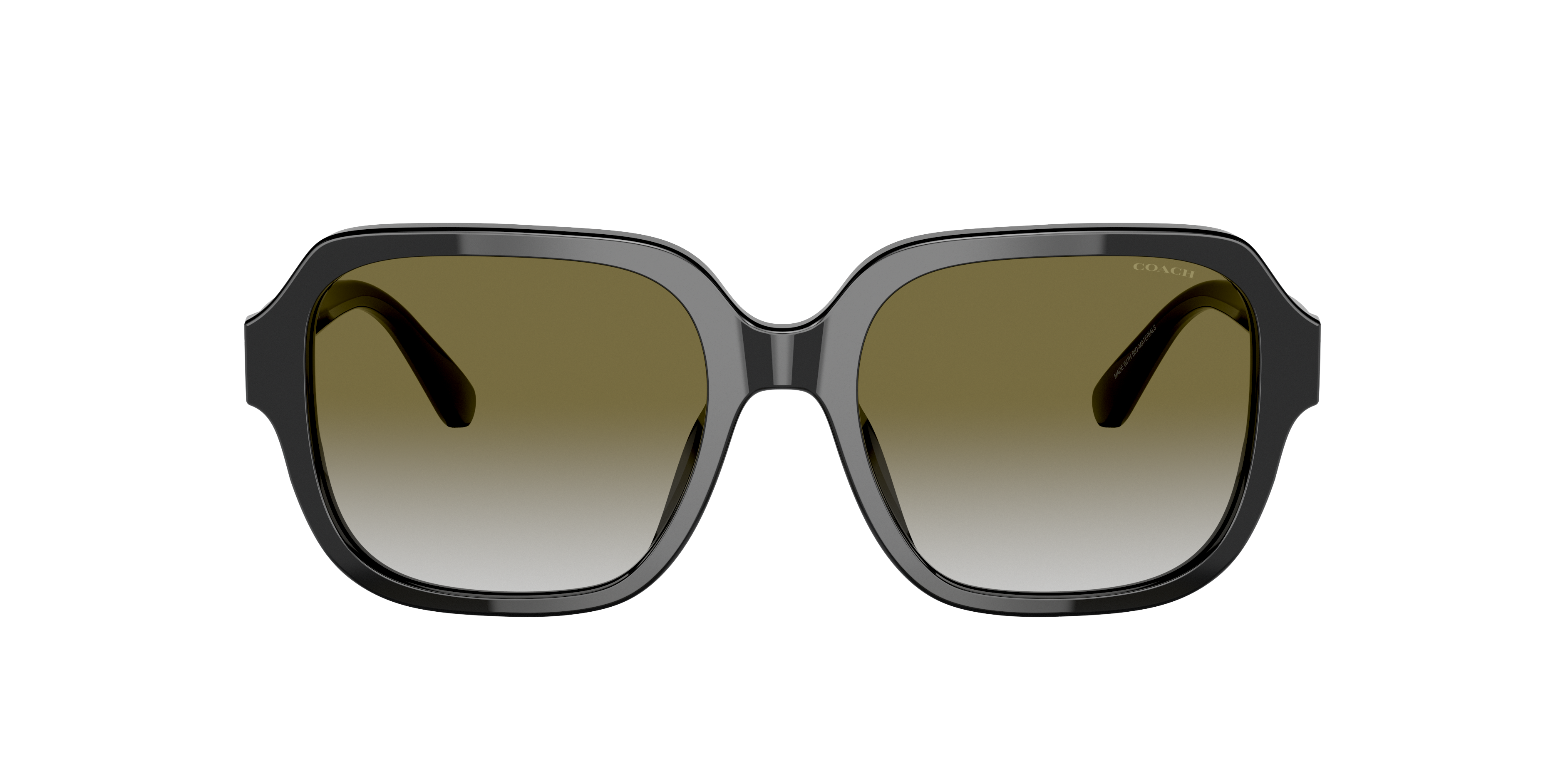 Coach HC8335U C7989 S (53 - 18) with Green lenses and Black