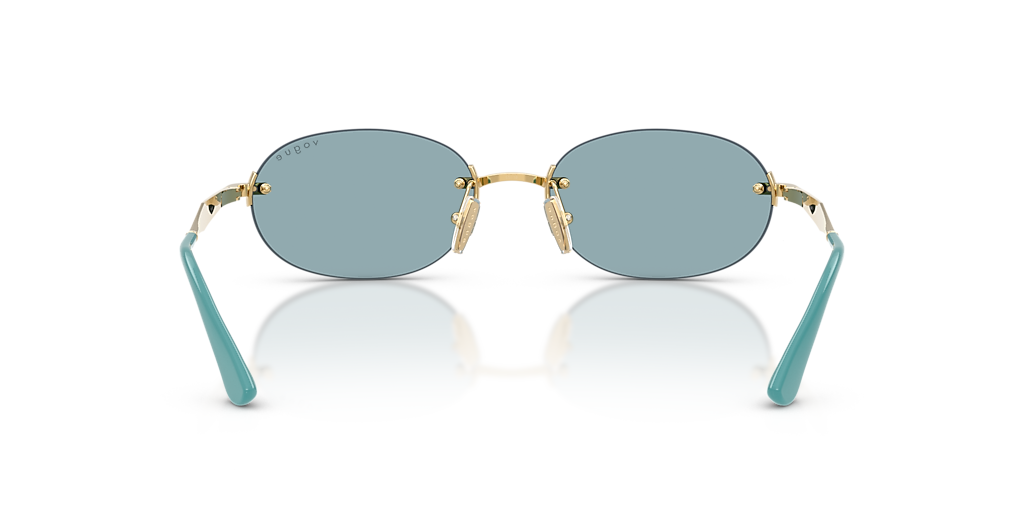 VOGUE EYEWEAR VO4342S Gold - Women Sunglasses, Blue Lens