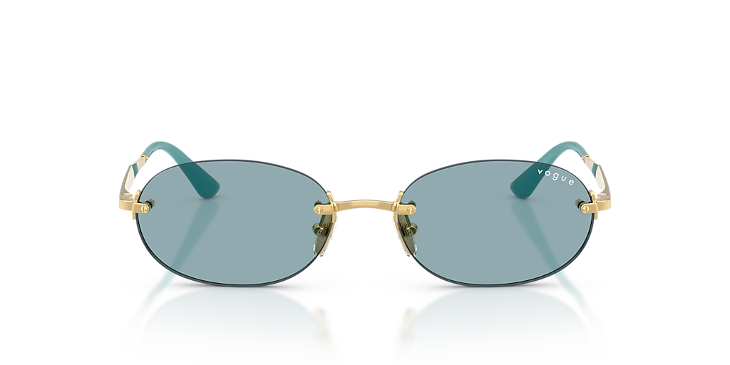 VOGUE EYEWEAR VO4342S Gold - Women Sunglasses, Blue Lens