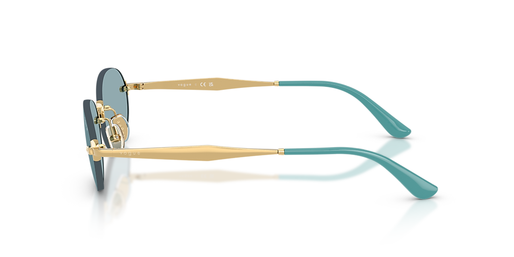 VOGUE EYEWEAR VO4342S Gold - Women Sunglasses, Blue Lens