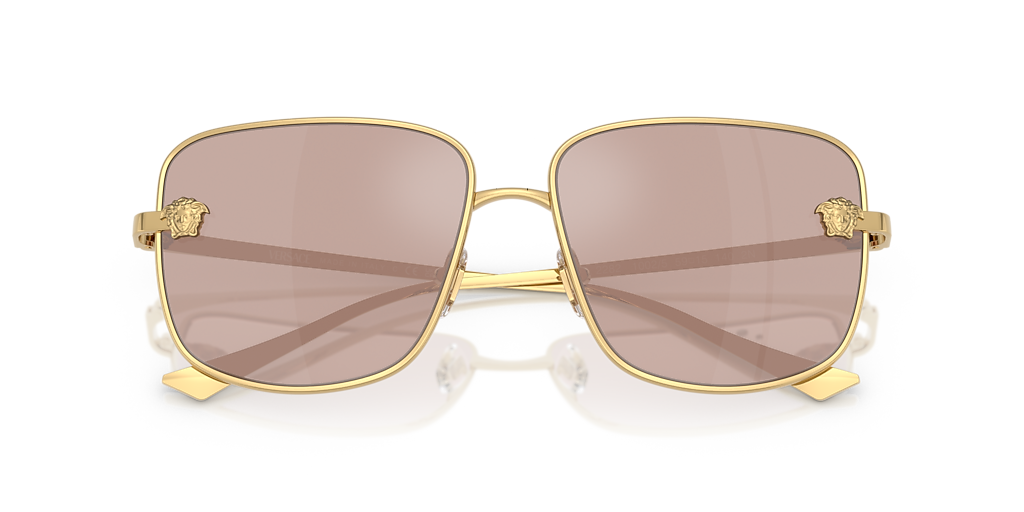 Versace VE2282 XL (59 - 15) with Pink lenses and Gold frame
