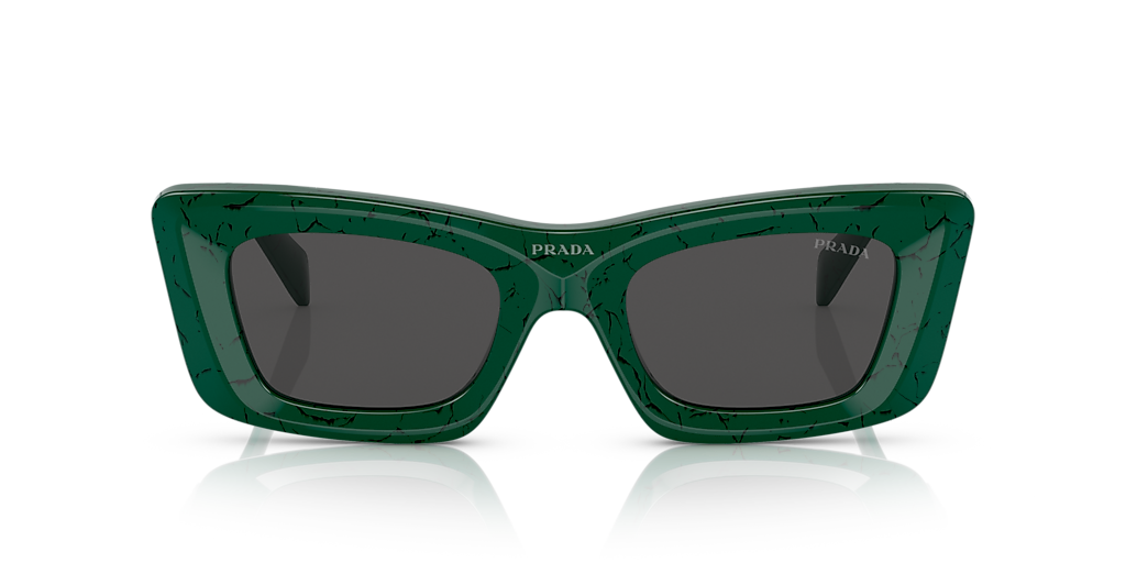 Prada PR 13ZS M (50 - 21) with Grey lenses and Green frame