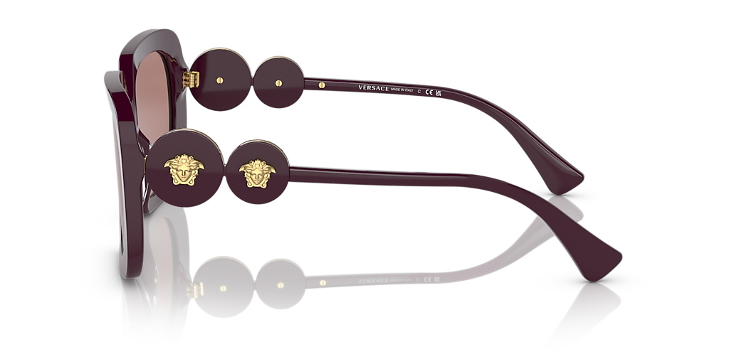 Versace VE4434 L (54 - 20) with Brown lenses and Red frame