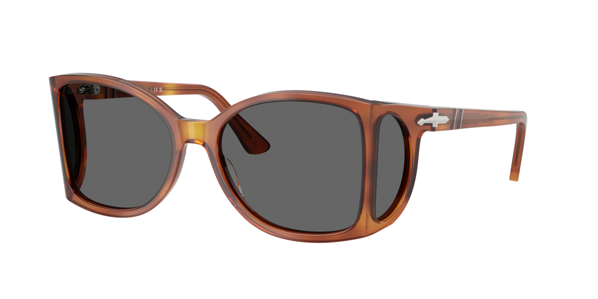 Persol Man Sunglass PO0005 -  Frame color: Terra Di Siena, Lens color: Dark Grey