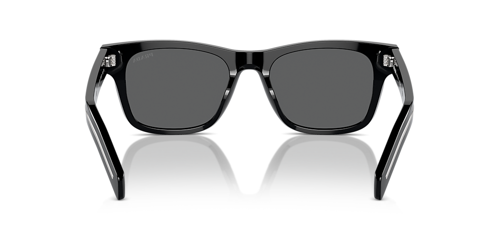 PRADA PR A17S Black - Men Luxury Sunglasses, Dark Grey Lens