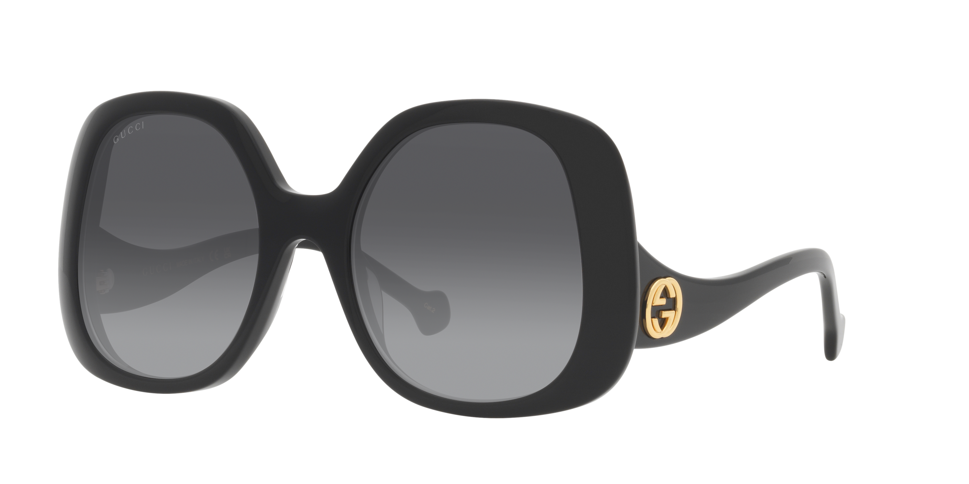 【送料,関税込】GUCCI サングラス GG1235S Gucci GG1235S XL (55 - 22) with Grey lenses and Black frame