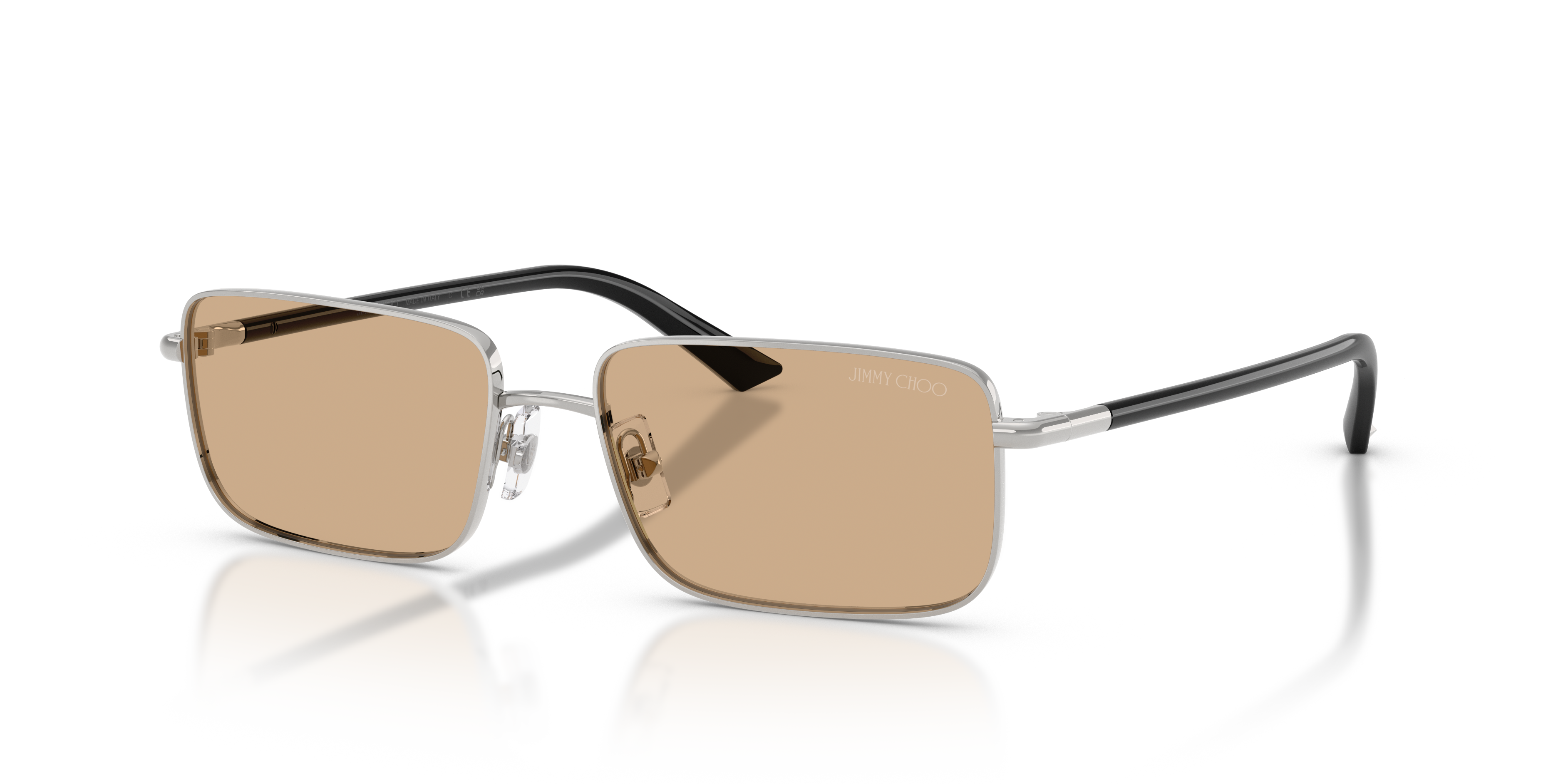 Jimmy Choo JC4027 M (55 - 16) with Yellow lenses and Silver frame