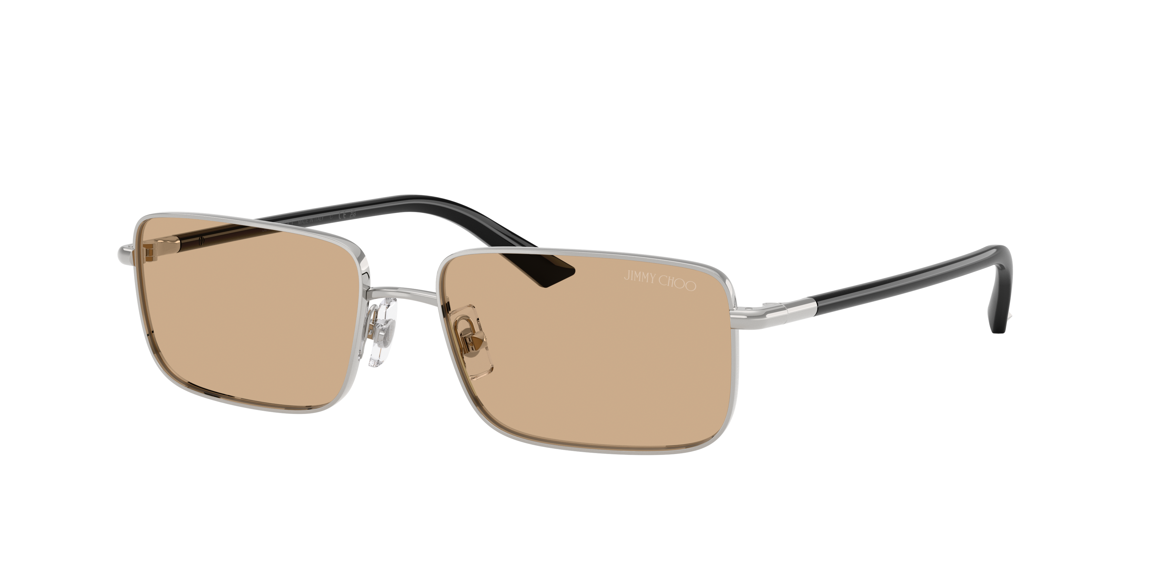 Jimmy Choo JC4027 M (55 - 16) with Yellow lenses and Silver frame
