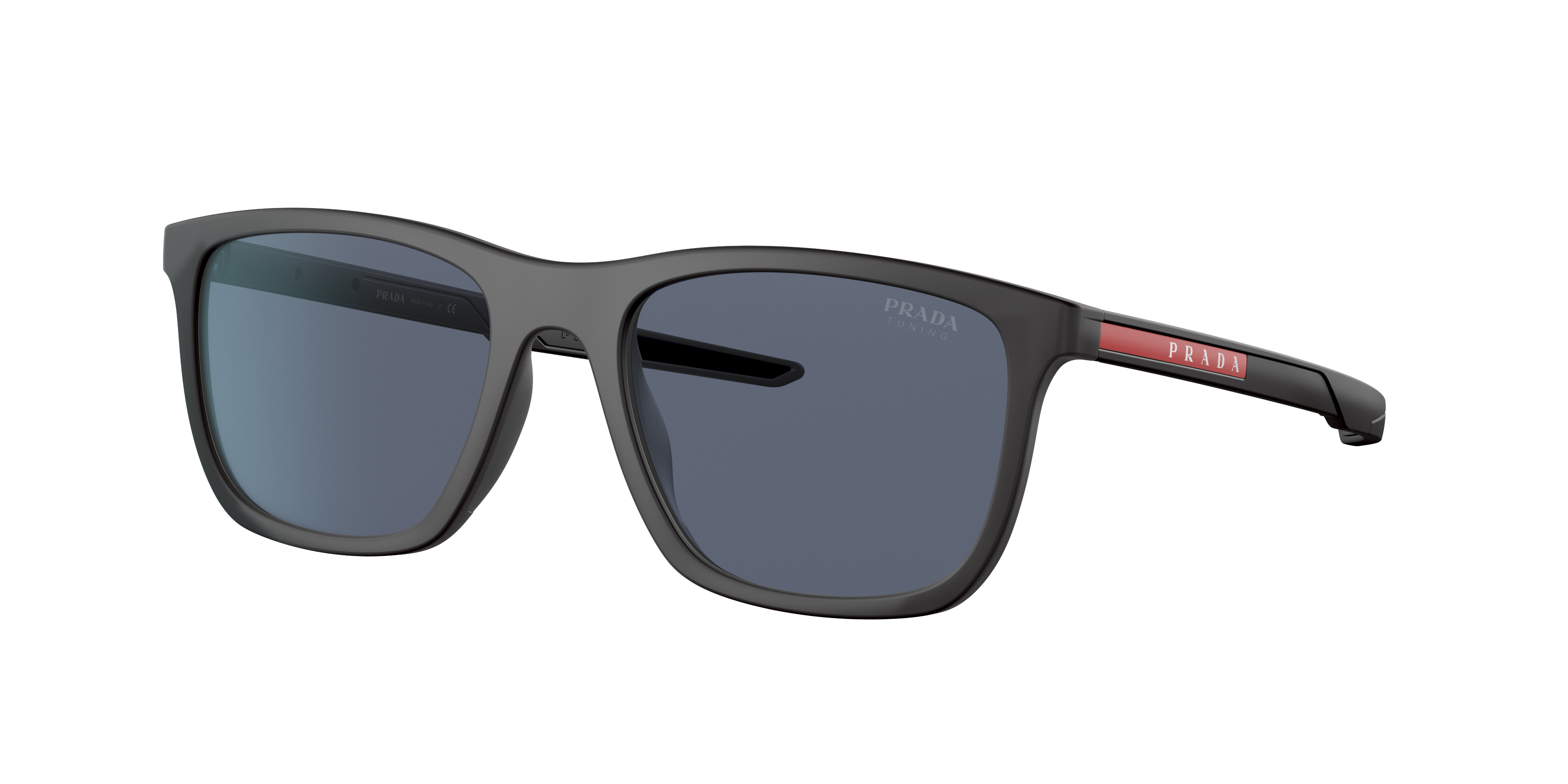 ◆PRADA◆ SPS10WSF 1AB06G 54 827938543767 Prada Linea Rossa Polarized Grey Gradient Square Men's
