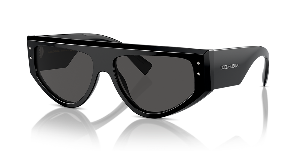 Dolce&Gabbana DG4461 L (57 - 15) with Grey lenses and Black frame