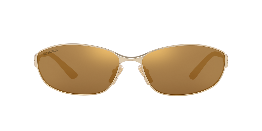 Balenciaga BB0336S XXL (65 - 16) with Brown lenses and Gold frame