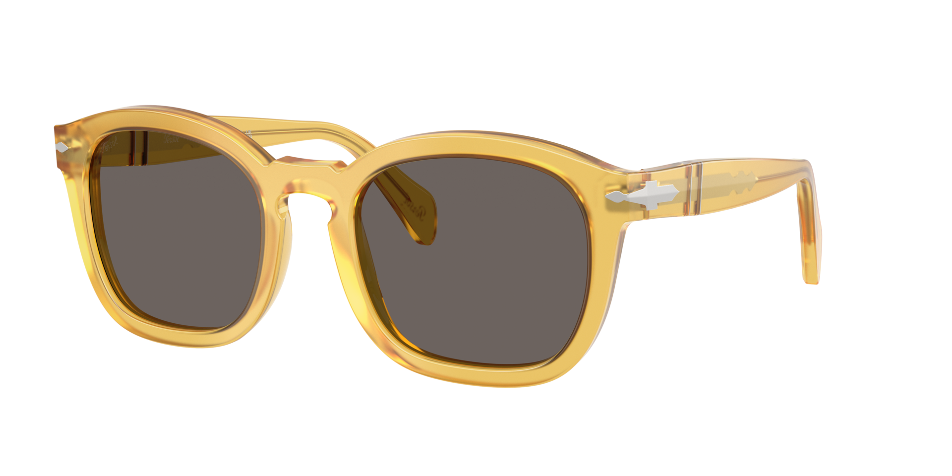 Persol Unisex Sunglass PO0082S -  Frame color: Miele, Lens color: Dark Grey
