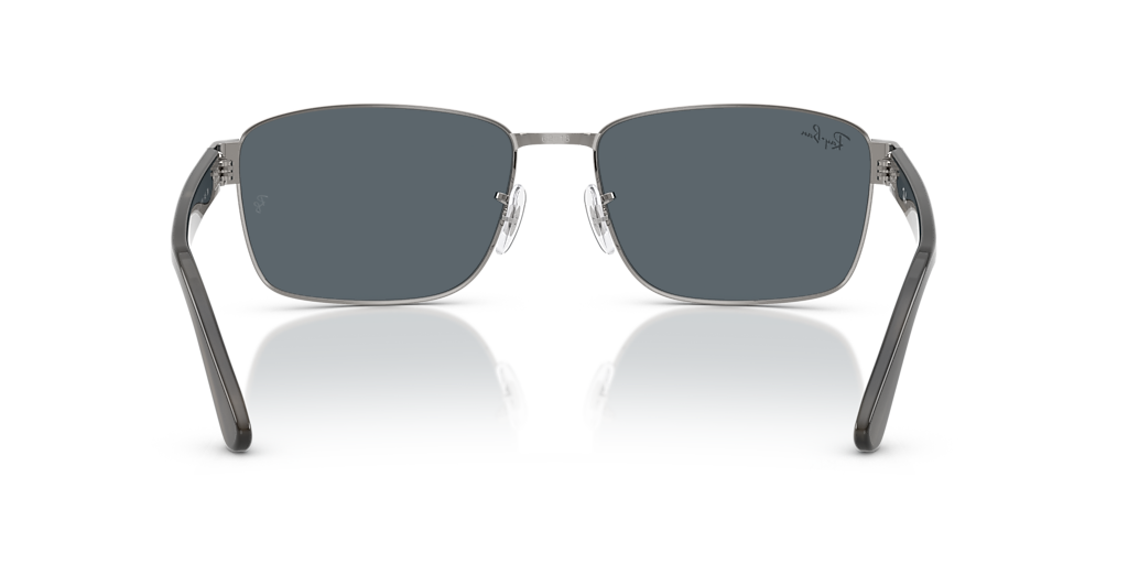 Ray-Ban RB3750 XXL (62 - 18) with Blue lenses and Grey frame