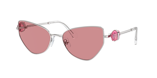 Swarovski SK7013 (59 - 18) with Grey lenses and Silver frame