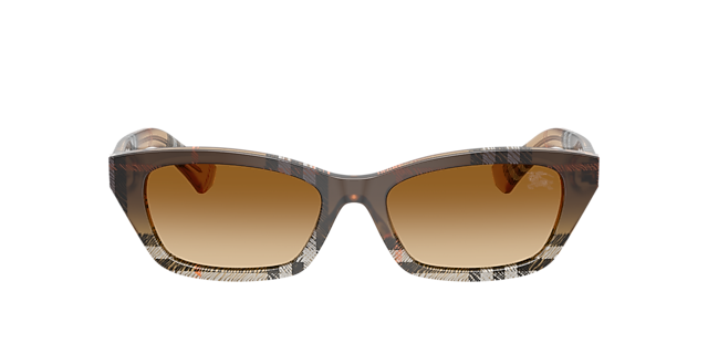 Visit Sunglasses Burberry BE4488 M (52-17) with Brown lenses and Brown frame