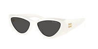 MIUMIU サングラス SMU06Y Women's MIU MIU SMU 06Y Sunglasses in Black and White | eBay