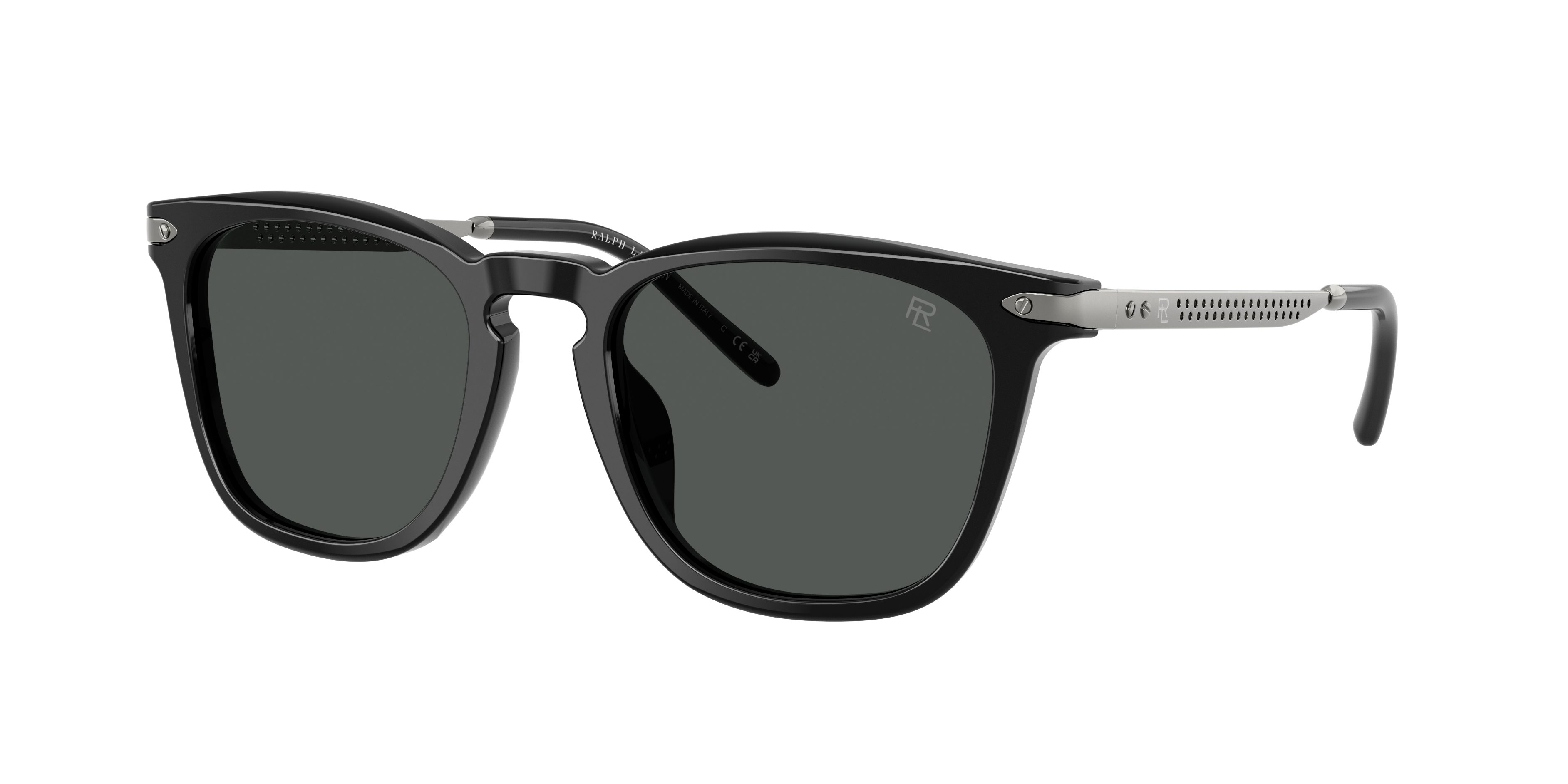 Ralph Lauren Man Sunglass RL8233U -  Frame color: Black, Lens color: Grey