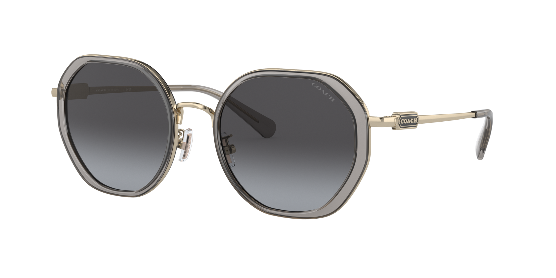 Coach HC7141 CD477 XXL (54 - 20) with Grey lenses and Grey  display picture 1