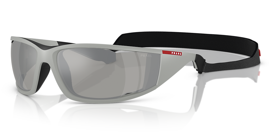 Prada Linea Rossa PS A04S L (85 - 18) with Silver lenses and Grey