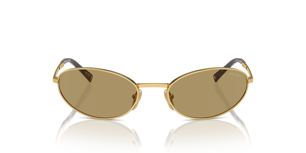 【関税&送料込み】Prada Pr A59S Sunglasses Prada PR A59S L (59 - 19) with Green lenses and Gold frame