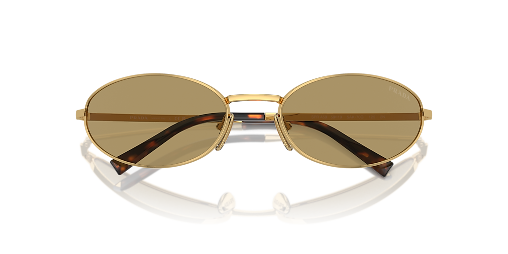 Prada PR A59S L (59 - 19) with Green lenses and Gold frame