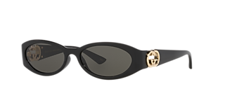 Gucci GG1076S XL (56 - 21) with Black lenses and Black frame  display picture 1
