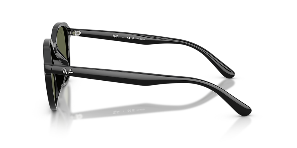 Ray-Ban RB4459D XL (54 - 19) with Green lenses and Black frame