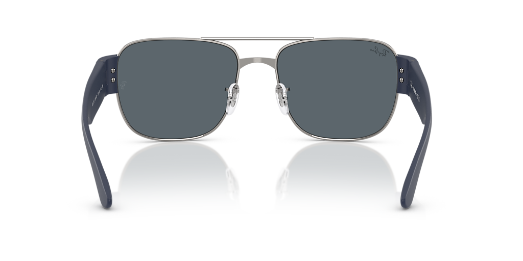 Ray-Ban RB3756 XXL (59 - 18) with Blue lenses and Silver frame