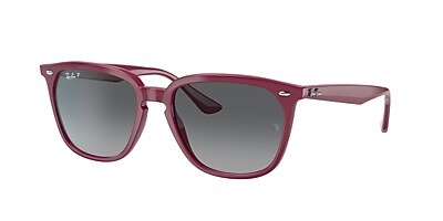 Ray-Ban RB4362 55 Polarized Grey Gradient & Bordeaux Polarized 