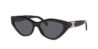 Celine CL40248I S (54 - 19) with Blue lenses and Black frame