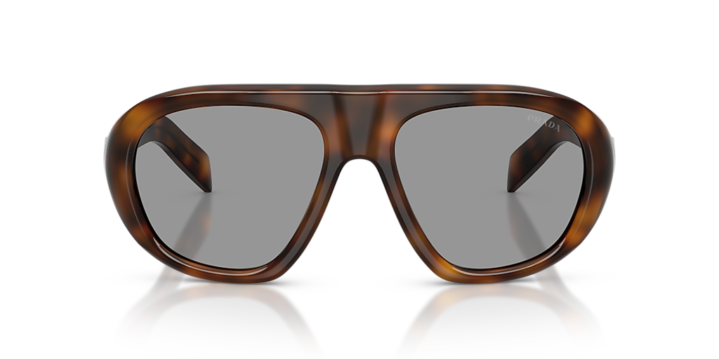Prada PR C05SF L (56 - 18) with Grey lenses and Tortoise frame