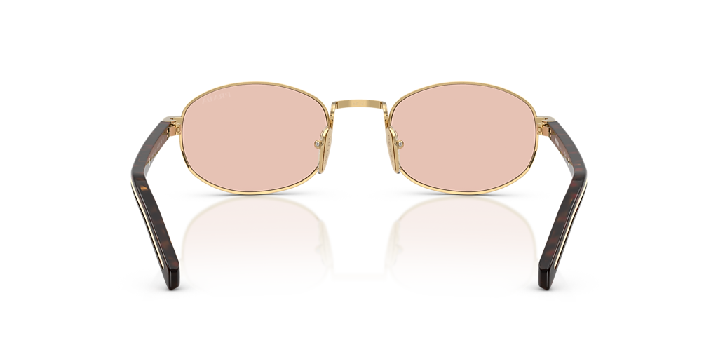 Prada PR B53S S (52 - 21) with Pink lenses and Gold frame  display picture 2