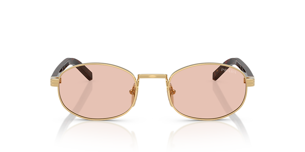 Prada PR B53S S (52 - 21) with Pink lenses and Gold frame  display picture 3