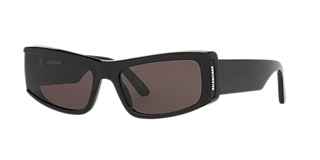 【24935】★美品★ バレンシアガ アセテートサングラス BB0324SK 黒 24935】☆美品☆ バレンシアガ アセテートサングラス BB0324SK 黒