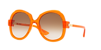 Gucci GG1432S L (57 - 20) with Brown lenses and Orange frame