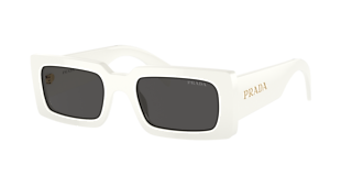 Prada PR 17YS L (49 - 22) with Green lenses and Transparent