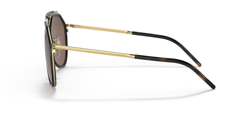 Dolce & Gabbana BB7781B732180999 関税送料込 Dolce&Gabbana DG2277 XL (57 - 18) with Brown lenses and Gold