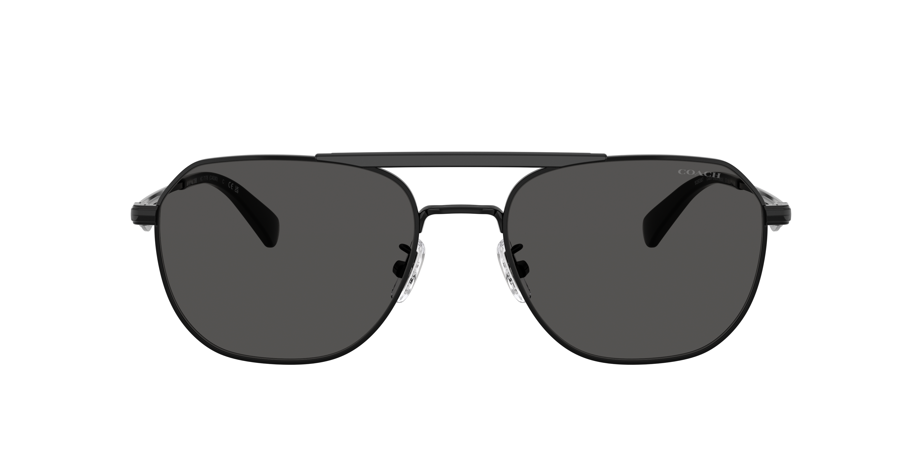 Coach Man Sunglass Hc7178 Cae80 In Grey Solid
