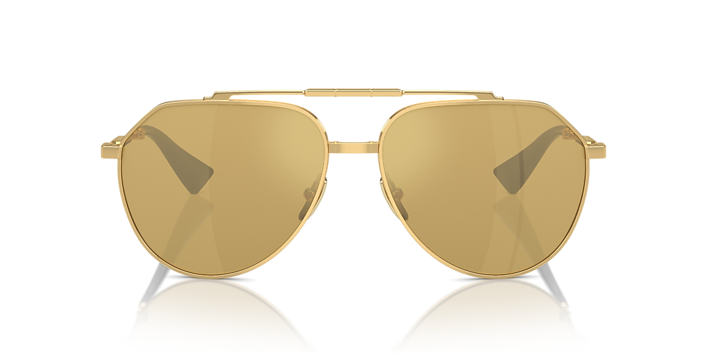 Dolce&Gabbana DG2302 XL (60 - 15) with Brown lenses and Gold