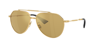 Dolce&Gabbana DG2296 XL (58 - 15) with Blue lenses and Silver