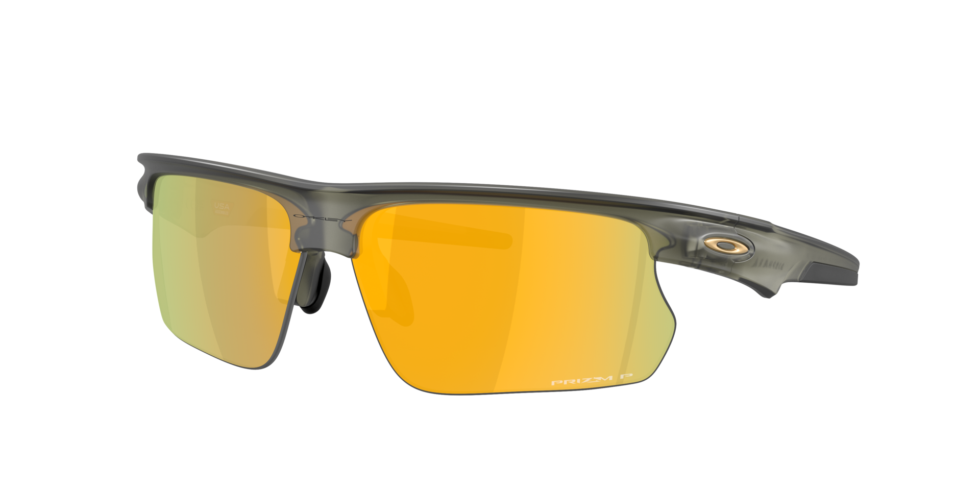 Oakley Unisex Sunglass OO9400 BiSphaera™ -  Frame color: Matte Olive Ink, Lens color: Prizm 24K Polarized