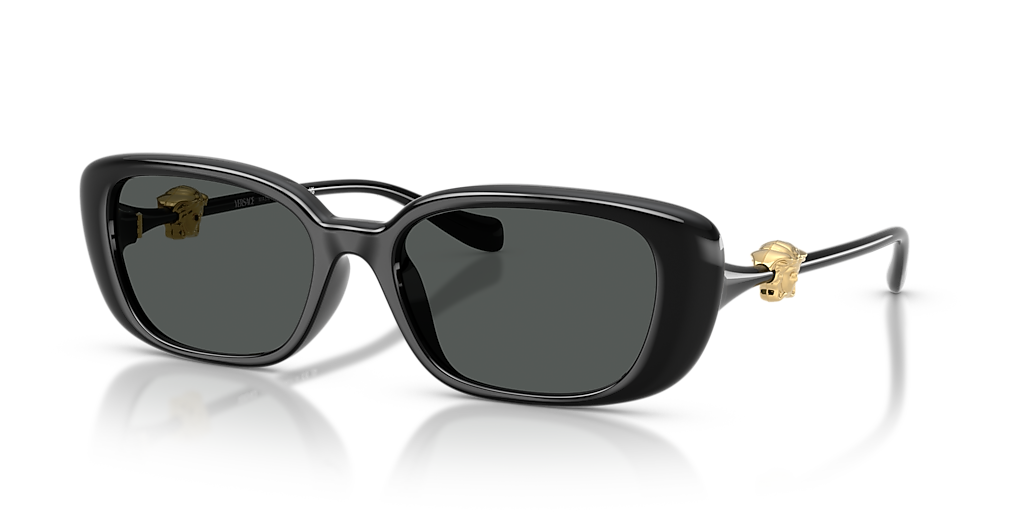 Versace VE4504D L (56 - 18) with Grey lenses and Black frame