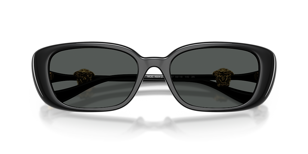 Versace VE4504D L (56 - 18) with Grey lenses and Black frame