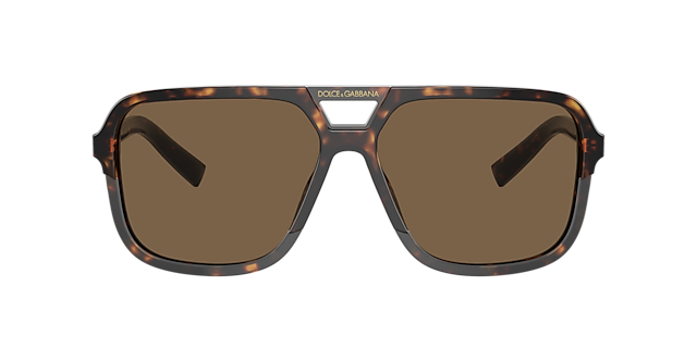 Dolce&Gabbana DG4354 58 Dunkelgrau & Oben Schwarz auf Crystal 