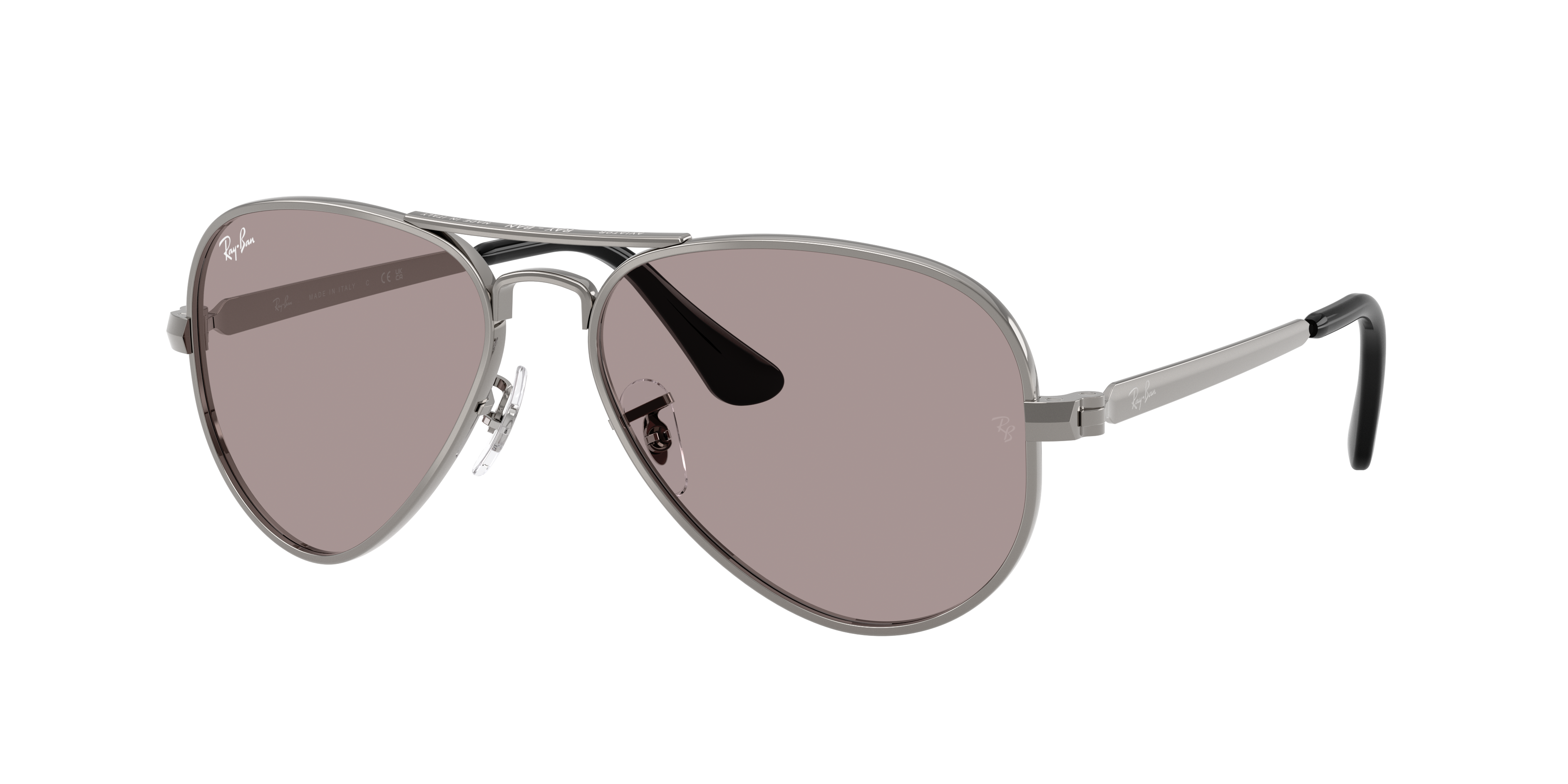 Ray-Ban Aviator Max Summer Capsule XL (58 - 16) with Violet lenses