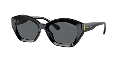 Michael Kors MK2209U Bel Air 54 Dark Grey Solid & Black Sunglasses 